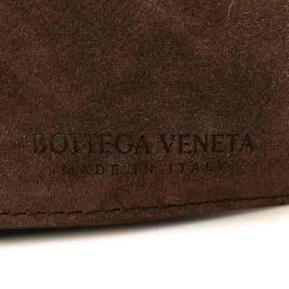 Suede Foulard Intrecciato Small Arco Tote Brownie