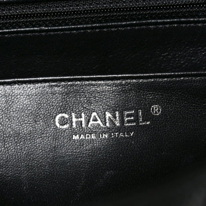 Caviar Quilted Maxi Single Flap Black