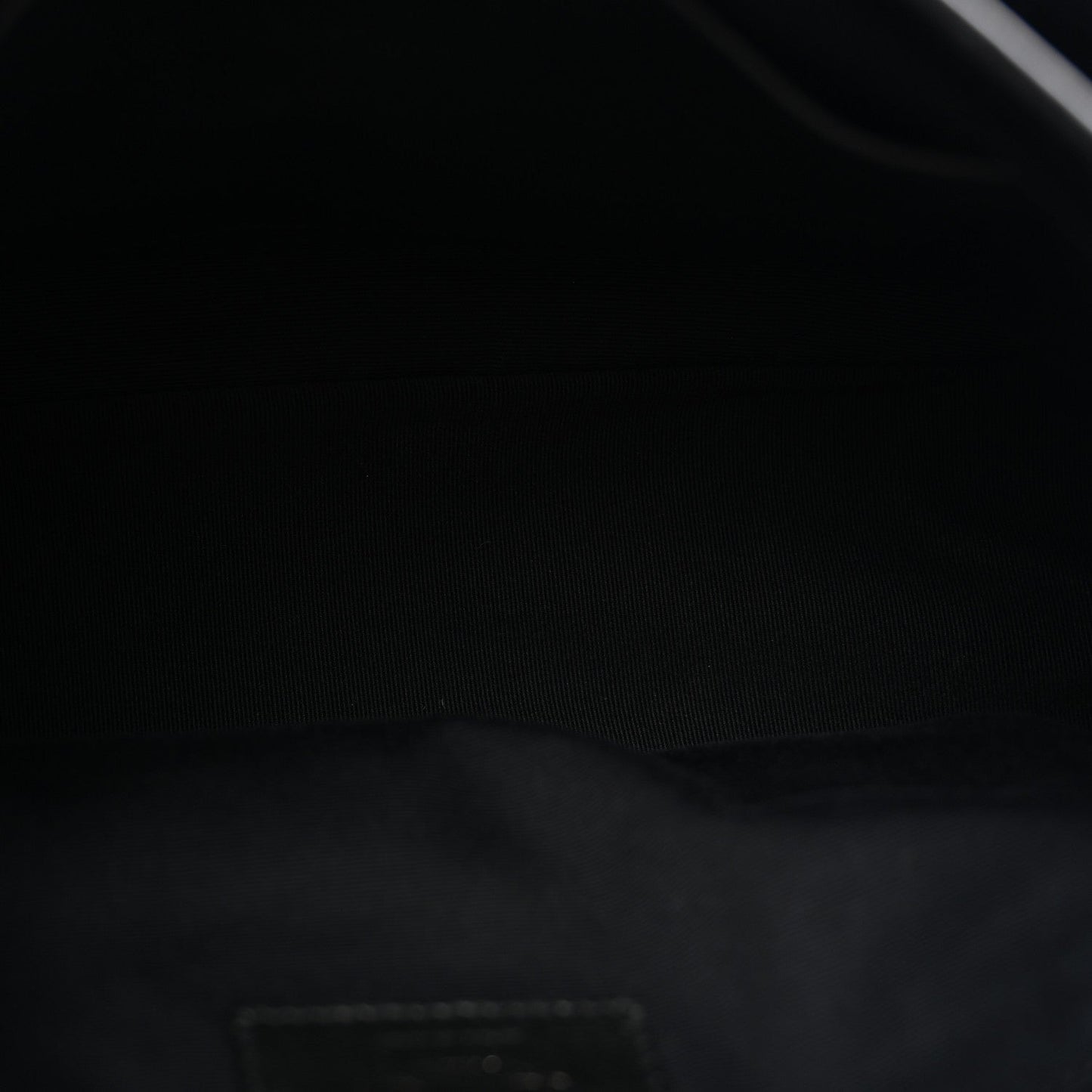 Crinkled Calfskin Matelasse Monogram Medium Niki Chain Satchel Black