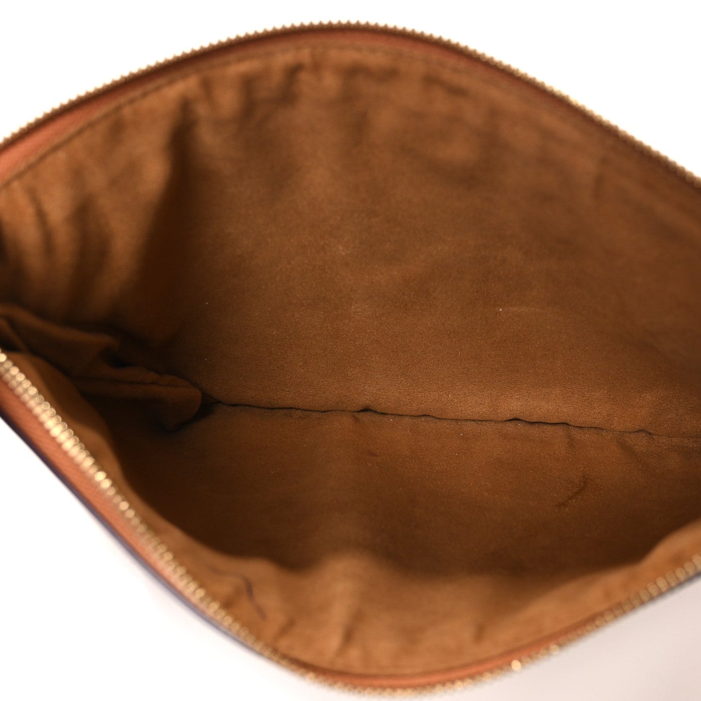 Visetos Medium Stark Wristlet Pouch Cognac