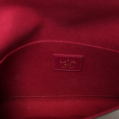 Monogram Pochette Felicie Chain Wallet Fuchsia
