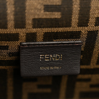 Shiny Nappa Small Fendi First Dove Gray