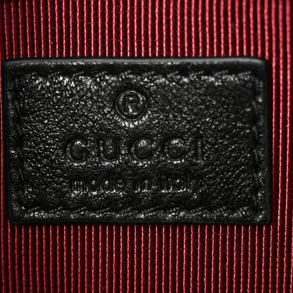 Lambskin Matelasse Mini GG Marmont Shoulder Bag Black