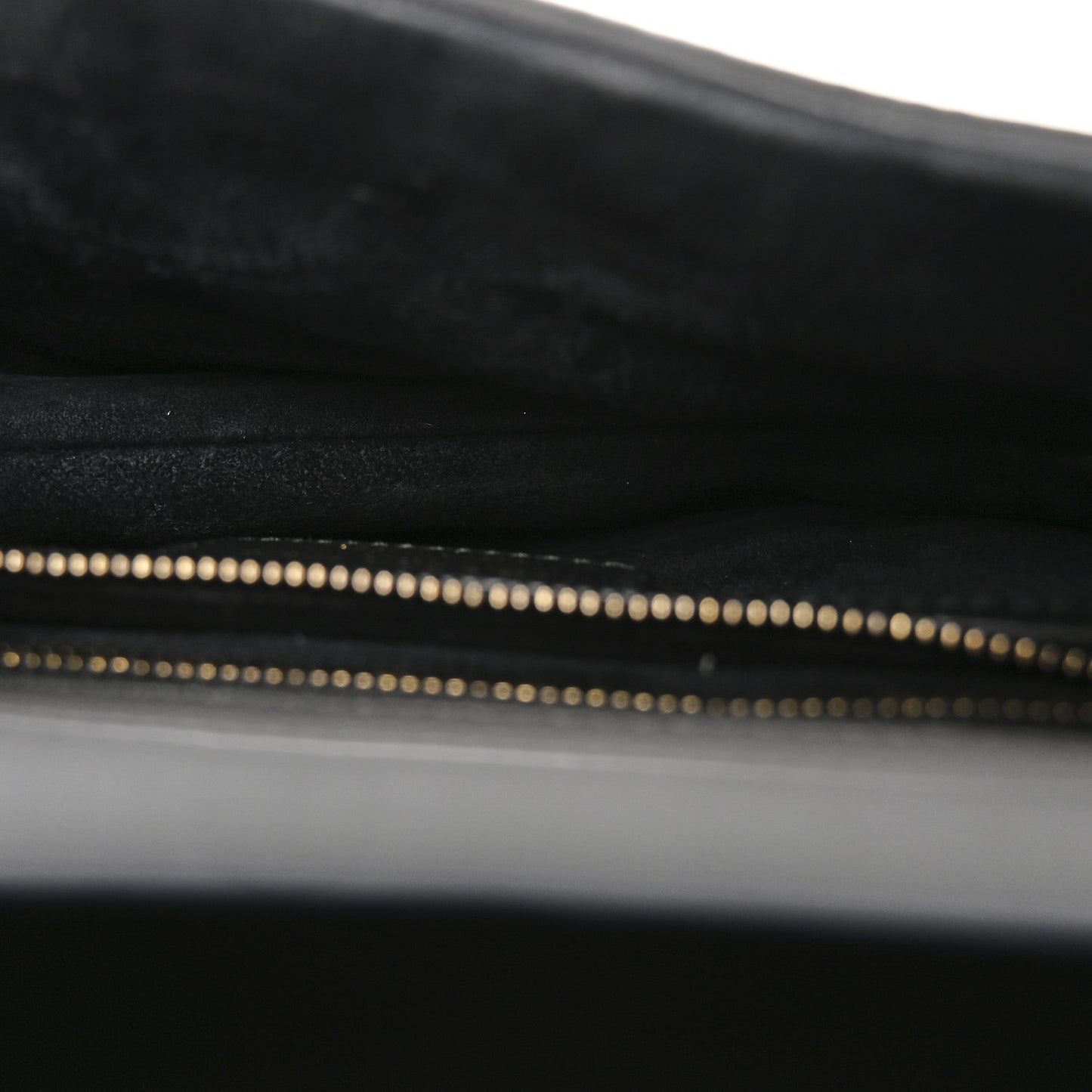 Grained Calfskin Saddle Bag Black
