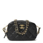 Caviar Quilted Mini CC You Camera Case Black