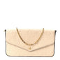 Empreinte Pochette Felicie Chain Wallet Cream