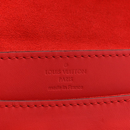 Calfskin Chain Louise MM Red