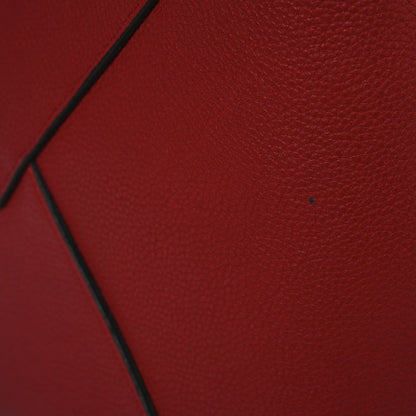 Soft Grained Calfskin Medium Belt Cabas Phantom Coquelicot