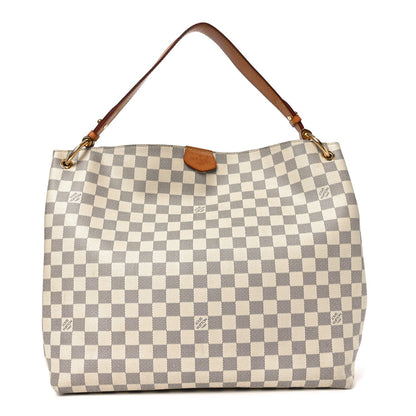 Damier Azur Graceful MM Rose Ballerine