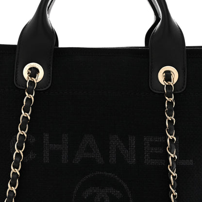 Mixed Fibers Small Deauville Tote Black
