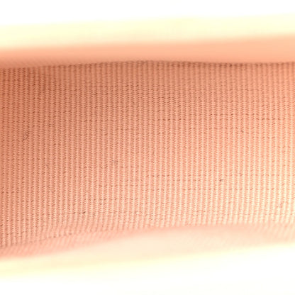 Caviar Quilted Mini Clutch With Chain Light Beige
