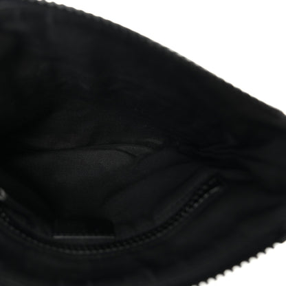 Nylon Monogram Mini Flat Messenger Bag Black