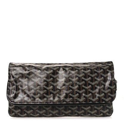 Goyardine Sainte Marie Soft Clutch Black