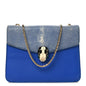 Galuchat Calfskin Serpenti Forever Crossbody Bag Blue