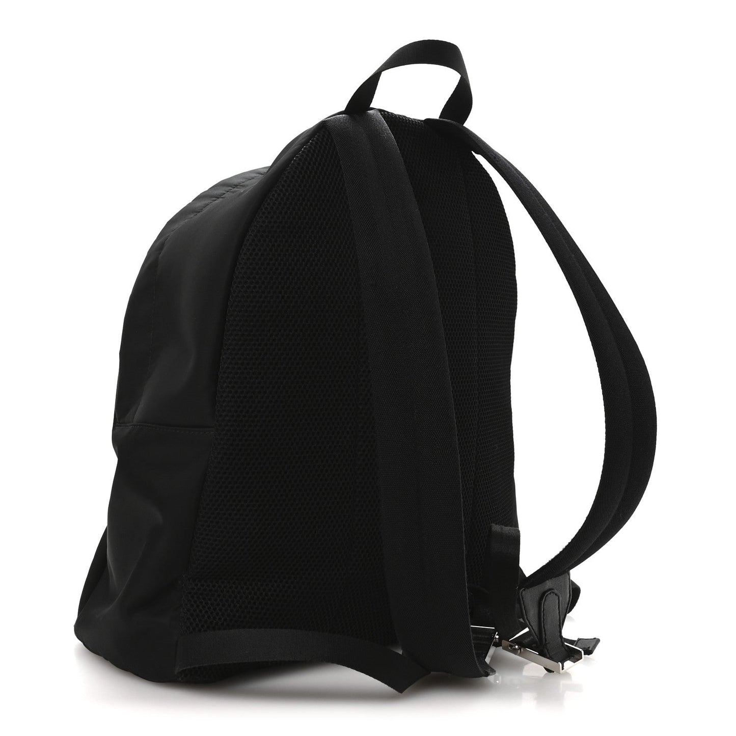 Nylon Vitello Elite Monster Eyes Rounded Backpack Black Yellow