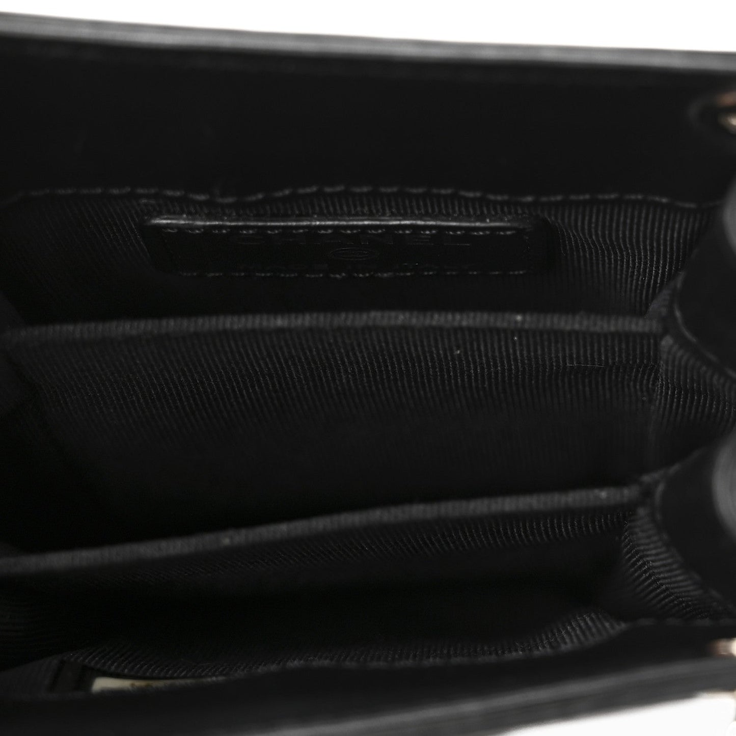 Patent CC Phone Holder Crossbody Black