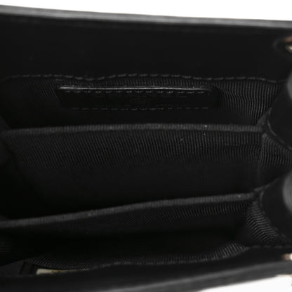 Patent CC Phone Holder Crossbody Black