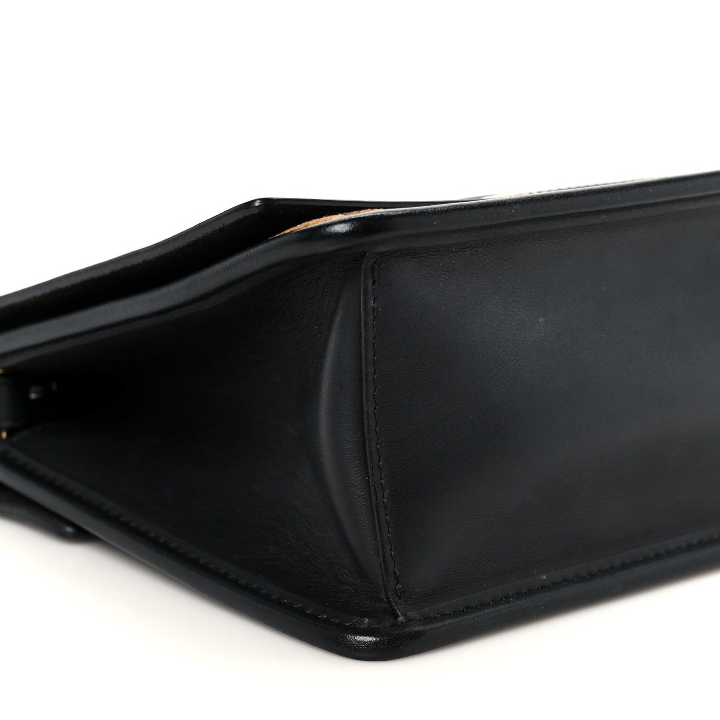 Vitello Century Velvet F is Fendi FF Small Kan I Shoulder Bag Black Tobacco