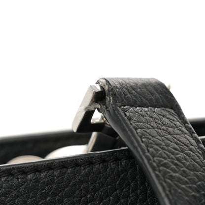 Grained Calfskin Baby Sac De Jour Souple Black