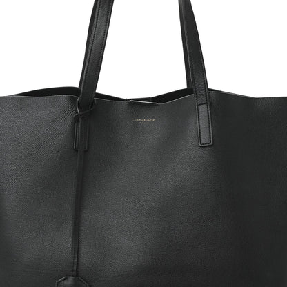 Calfskin Large Shopping Tote Black