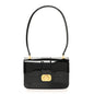Patent Calfskin Teen Josephine Top Handle Bag Black