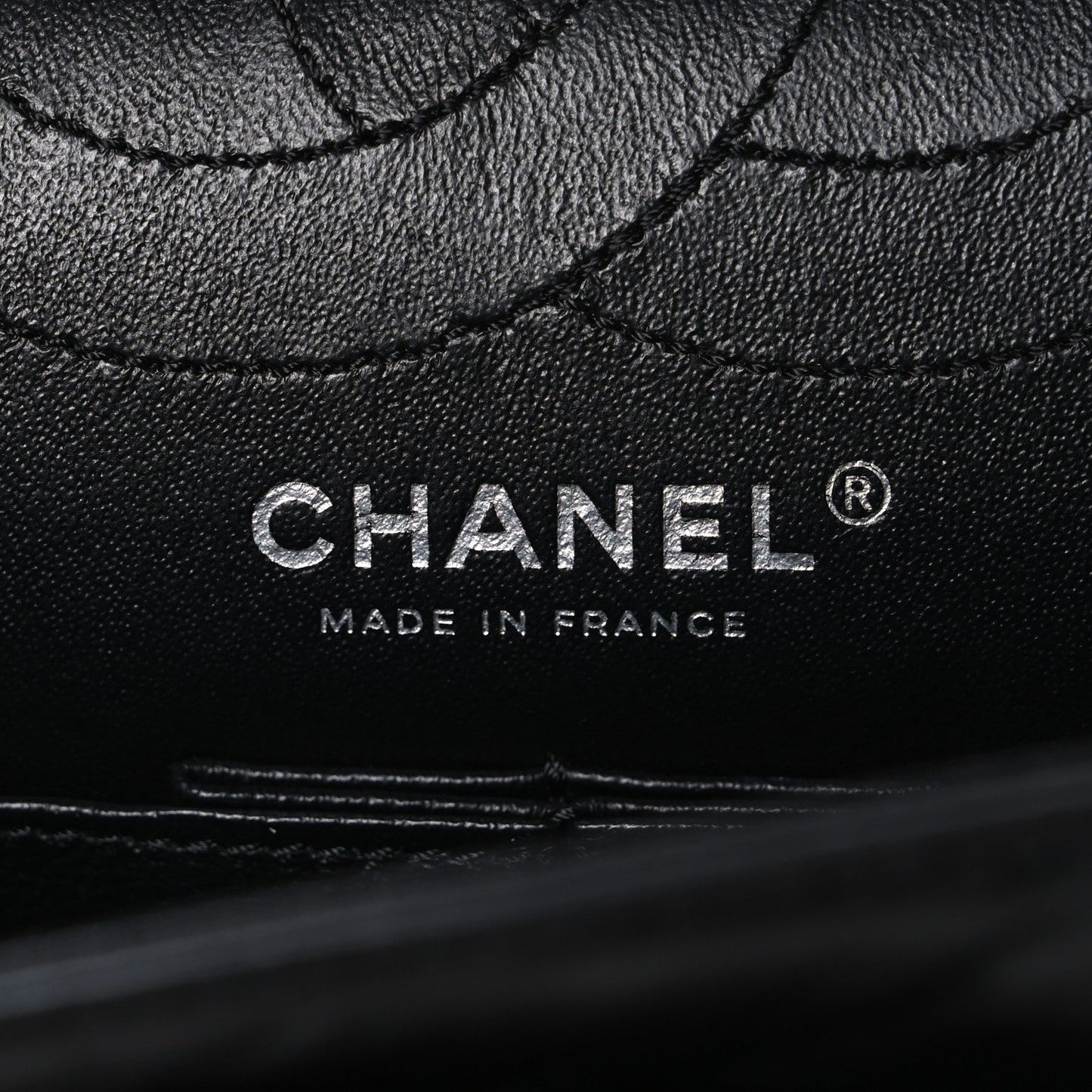 Sheepskin Chevron Quilted 2.55 Reissue 225 Double Flap So Black