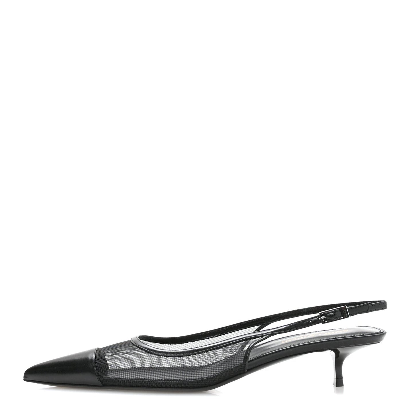 Mesh Oxalis Slingback 30 Pumps 38 Black