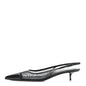 Mesh Oxalis Slingback 30 Pumps 38 Black