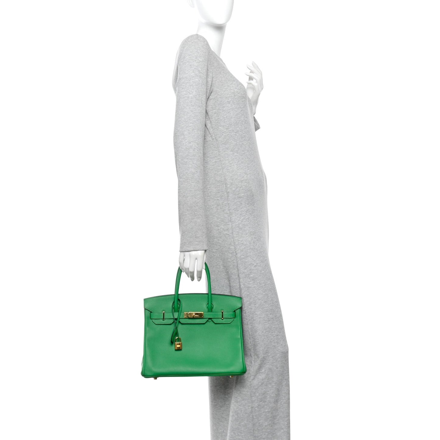 Epsom Birkin 30 Bambou