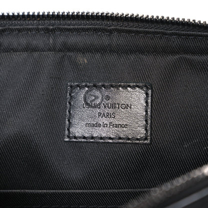 Calfskin Monogram Shadow Duo Messenger Black