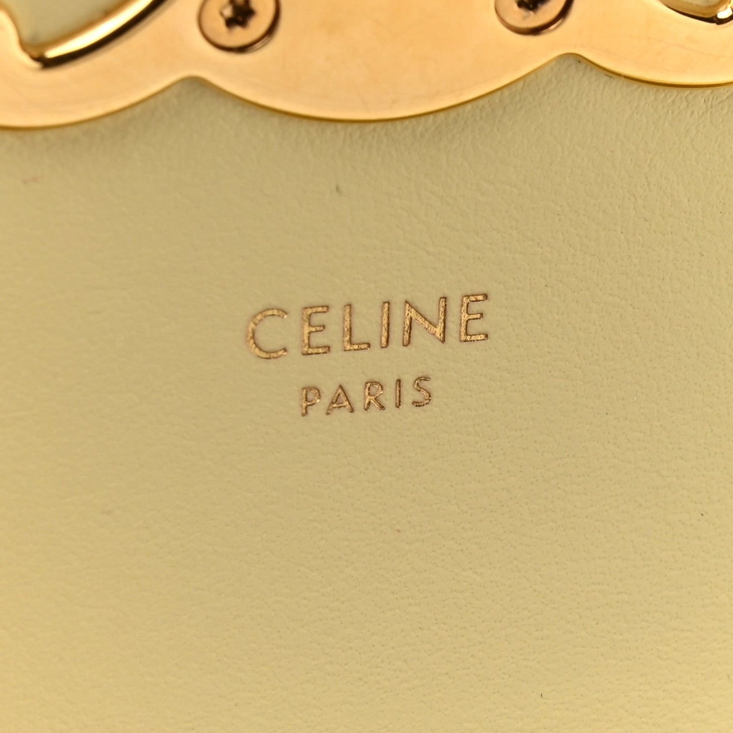 Shiny Calfskin Mini Triomphe Pollen