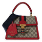 GG Supreme Monogram Small Queen Margaret Top Handle Bag Red