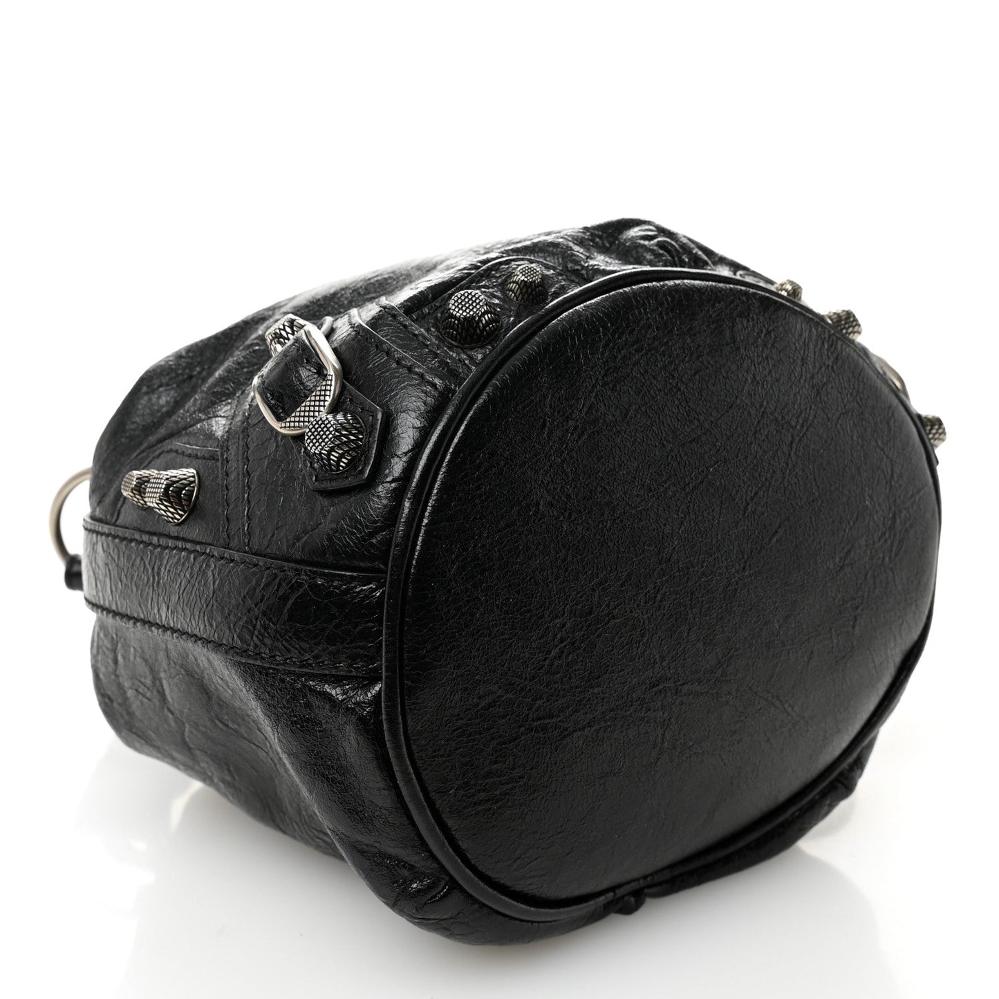 Agneau Arena Le Cagole Bucket Bag XS Black