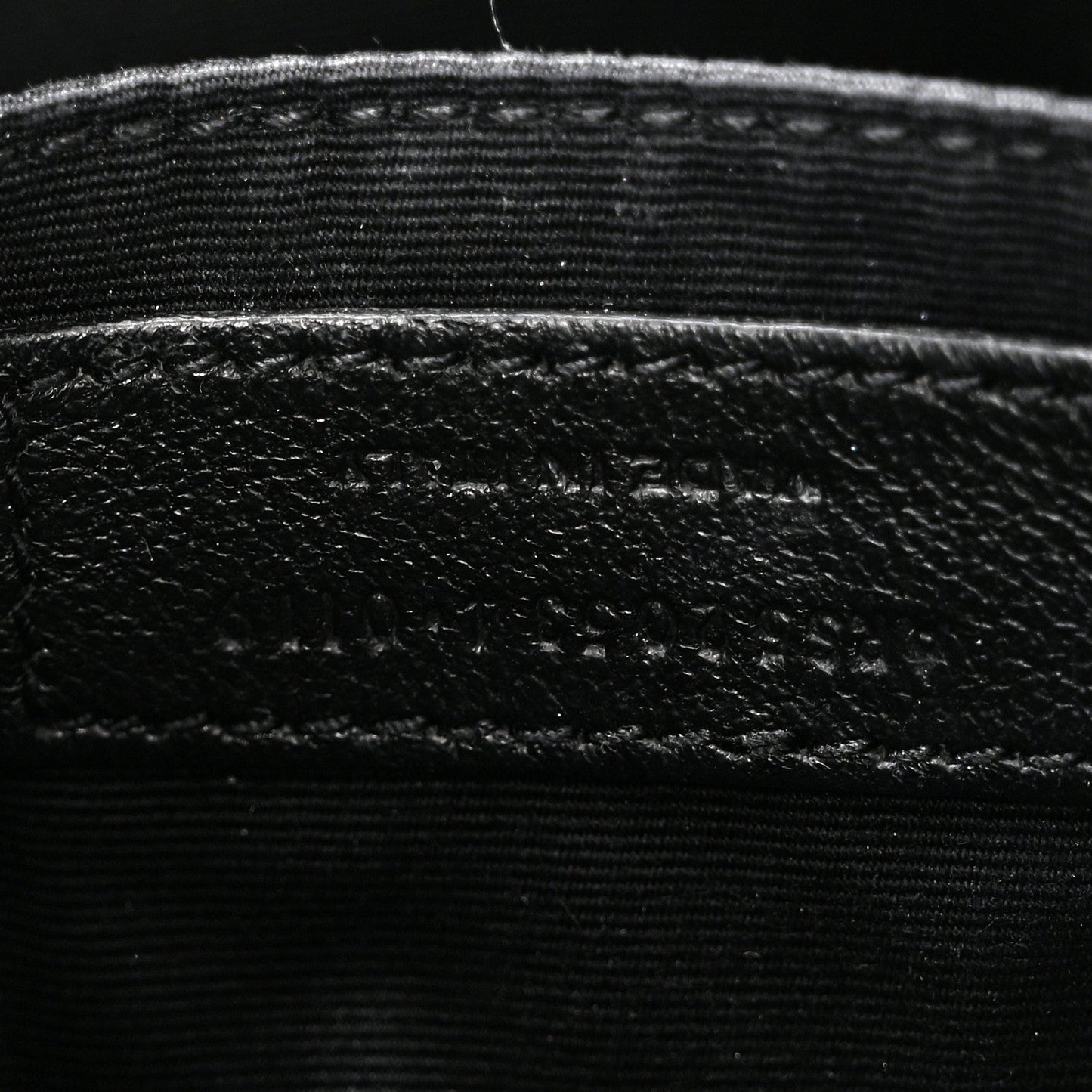 Calfskin Matelasse Monogram Lou Camera Bag Black