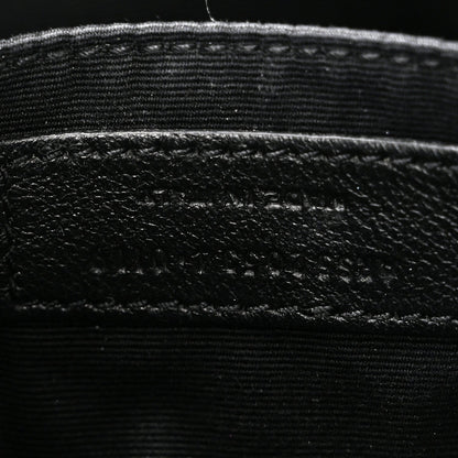 Calfskin Matelasse Monogram Lou Camera Bag Black