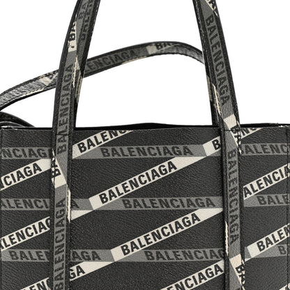 Coated Canvas Losange Monogram XXS Tote Black Grey