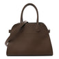 Grained Calfskin Soft Margaux 10 Bag Dark Olive