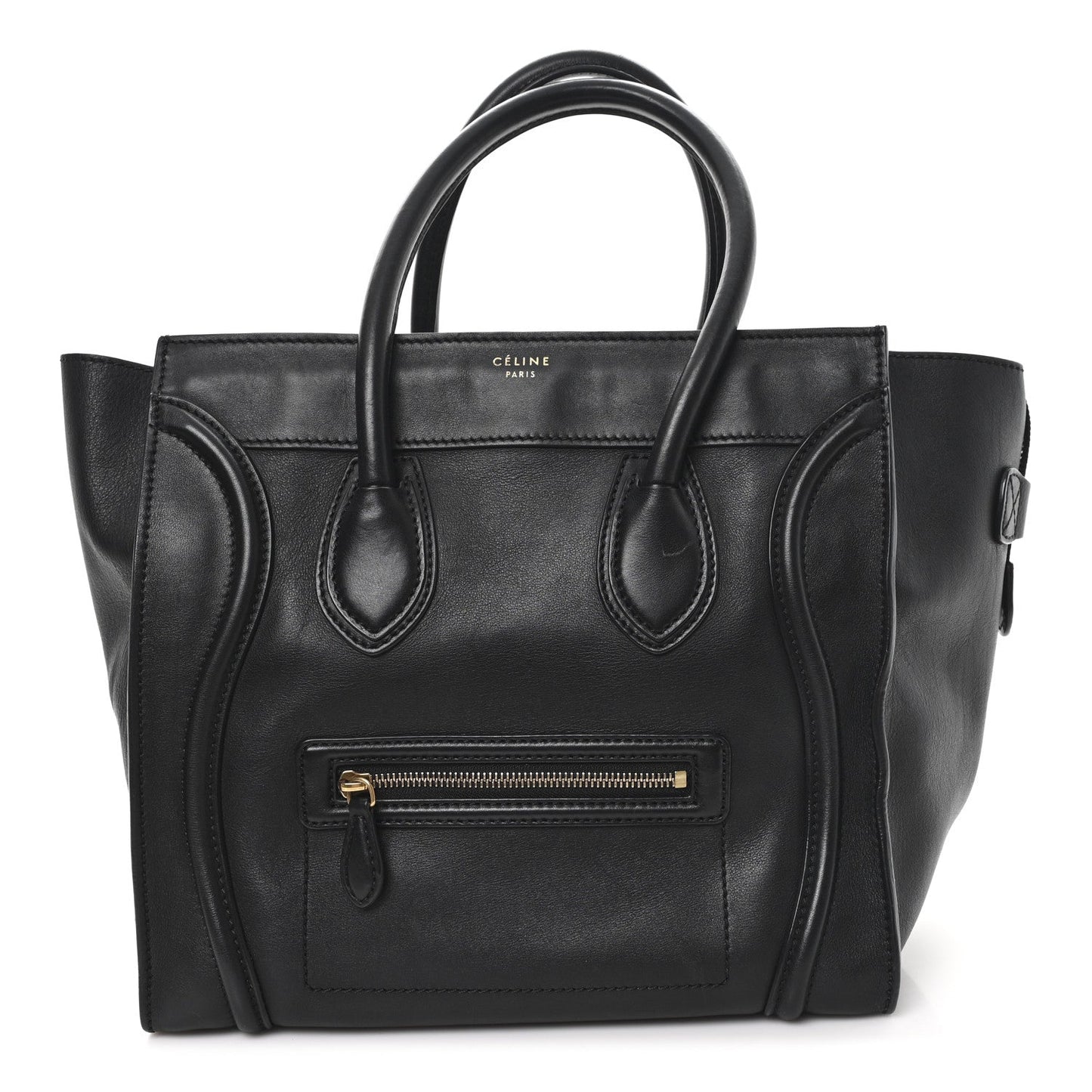 Smooth Calfskin Mini Luggage Black