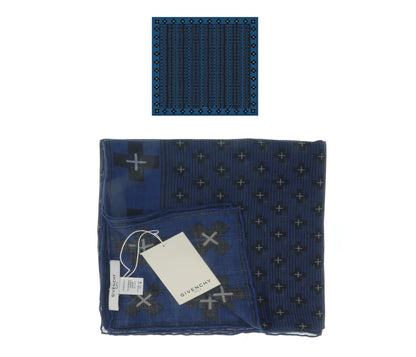 Givenchy 1212GV SD898 1 Navy Blue Scarf
