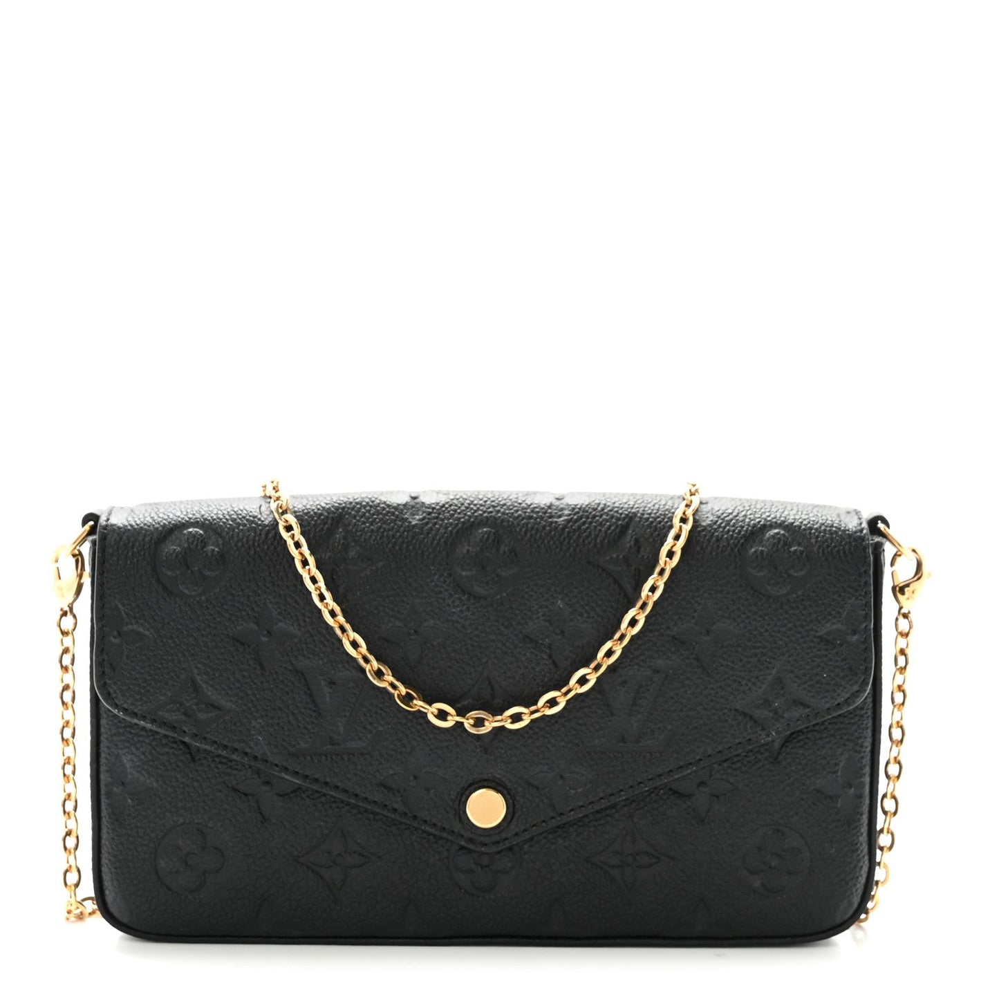 Empreinte Pochette Felicie Chain Wallet Black