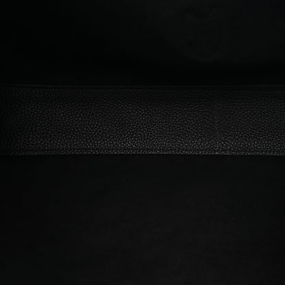 Soft Grained Calfskin Large Jackie Hobo Black