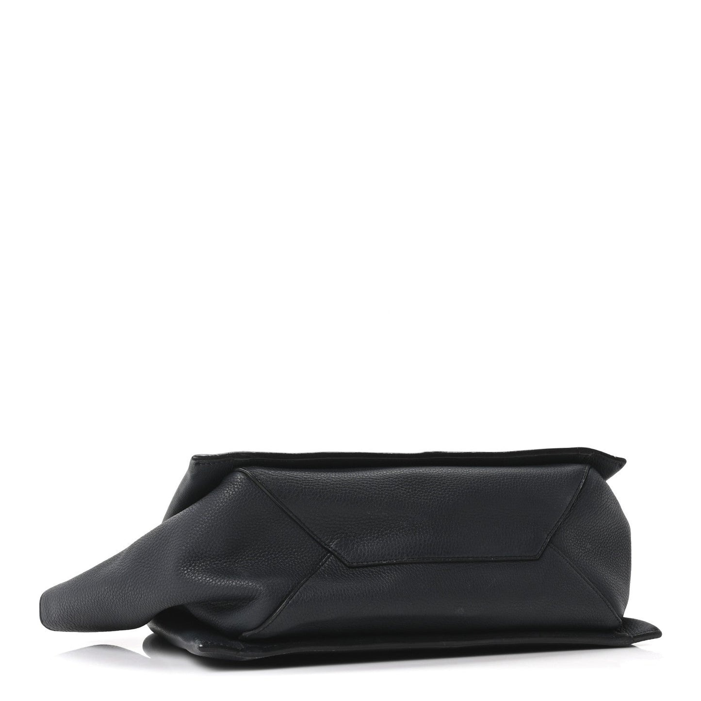 Smooth Calfskin Small Tri-Fold Bag Black