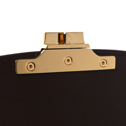 Grained Nubuck Calfskin Medium Nino Chestnut