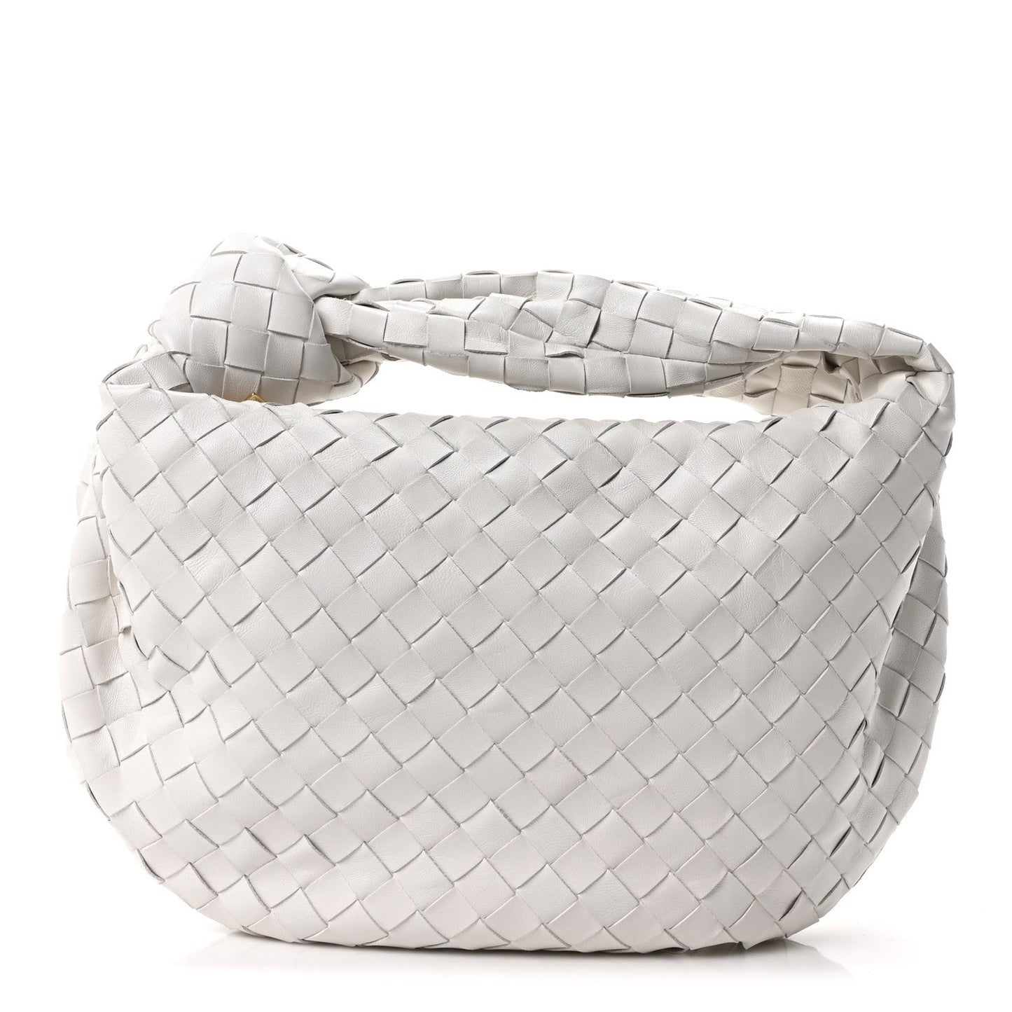 Nappa Intrecciato Teen Jodie Hobo White