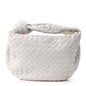 Nappa Intrecciato Teen Jodie Hobo White