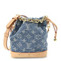 Monogram Denim Nano Noe Blue