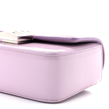 Patent 4G Small Padded Crossbody Bag Lilac