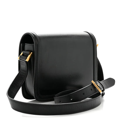 Smooth Calfskin Small Solferino Satchel Black
