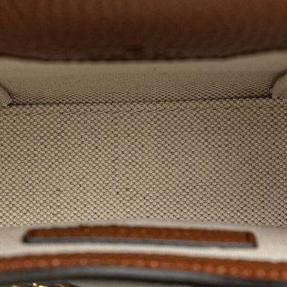 Gucci Horsebit 1955 GG Denim Canvas Shoulder Bag