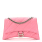 Crushed Calfskin Quilted XS Crush Chain Bag Sweet Pink